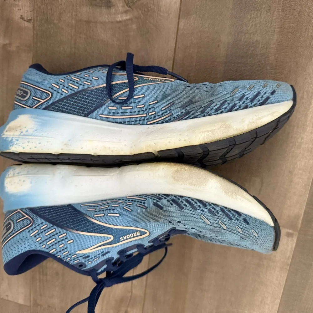 Brooks Glycerin 20 Shoes Running Women‎ 9.5 Blue Tie-Dye Comfort Sneaker